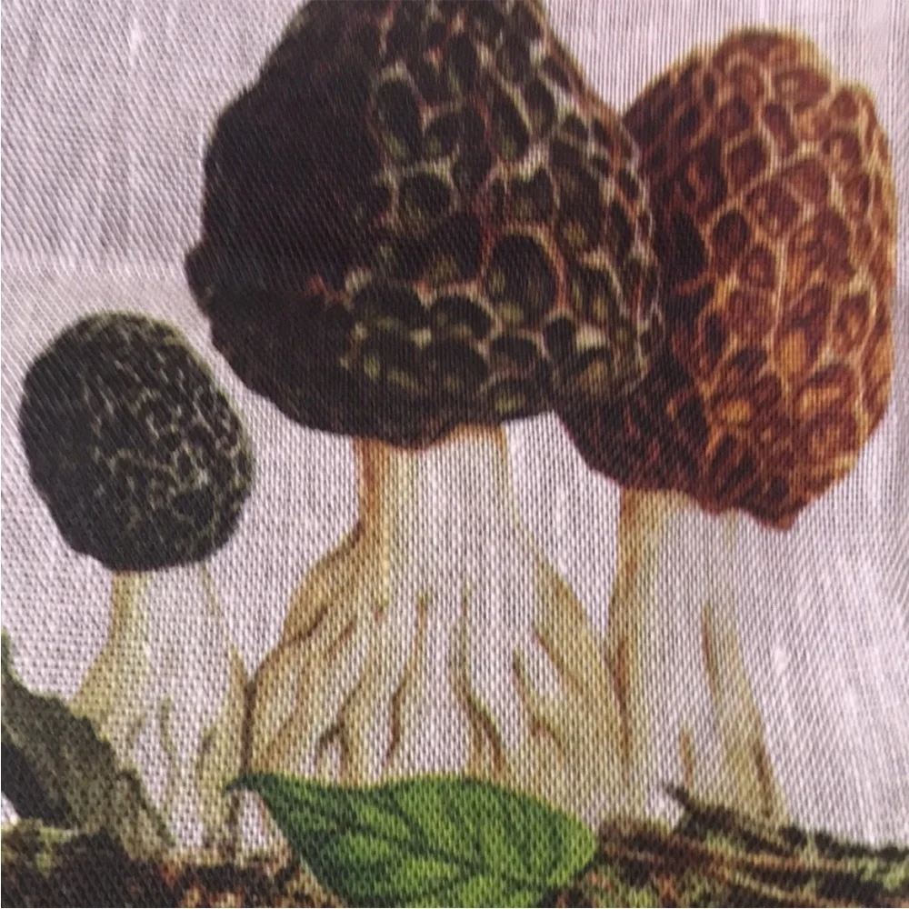Williams Sonoma Mushroom Tea Towel Flour Sack Kitchen